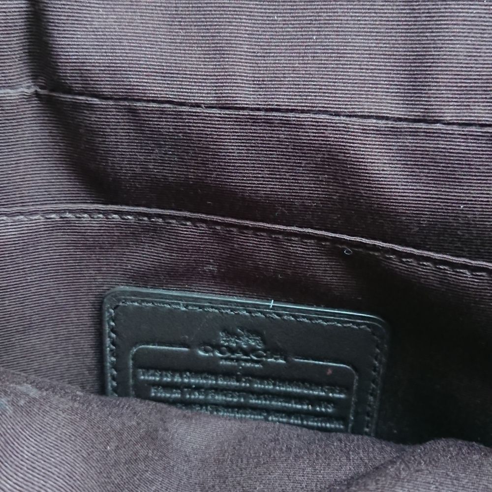 Coach Brown/Beige Python Embossed Leather Mini Ru… - image 8